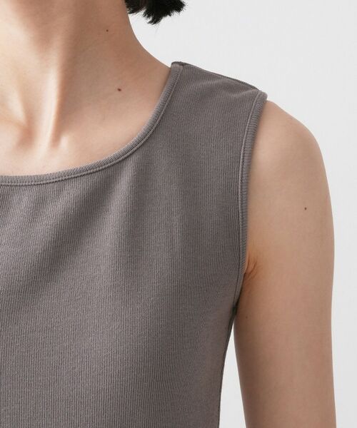 Dessin / デッサン キャミソール・チューブトップ | 【洗える】リブスクエアタンクトップ | 詳細21