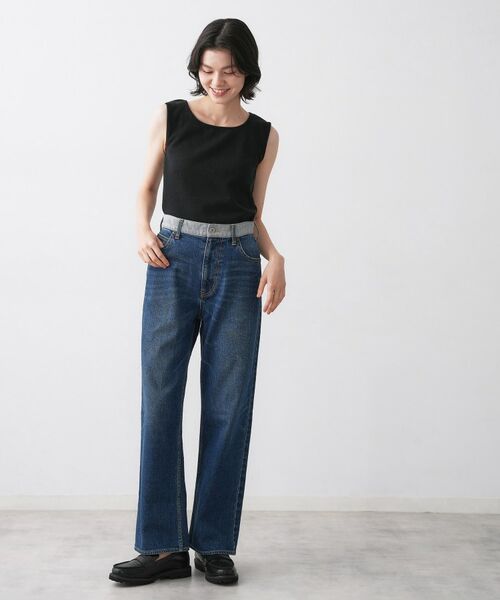 Dessin / デッサン キャミソール・チューブトップ | 【洗える】リブスクエアタンクトップ | 詳細7