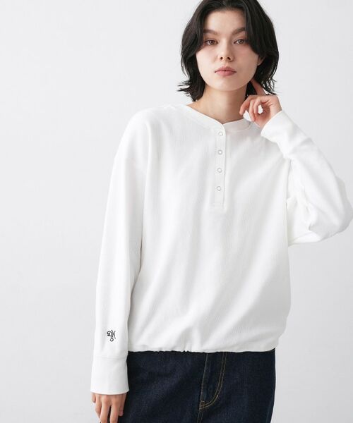 Dessin / デッサン カットソー | 【前後2WAY/洗える】ドロストリブカットソー | 詳細1