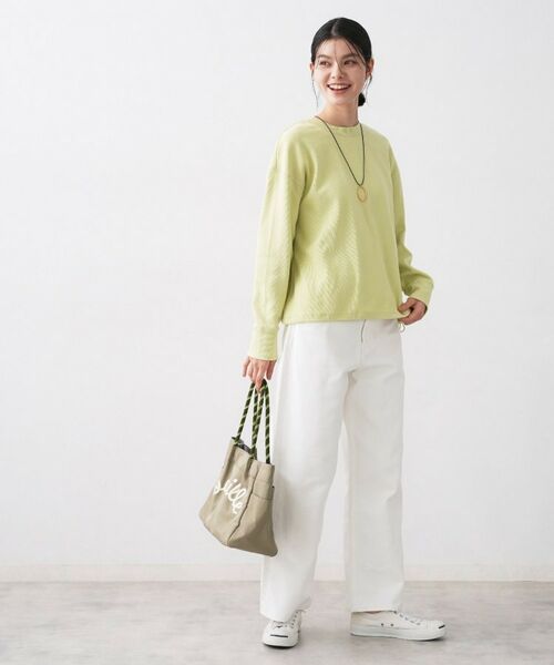 Dessin / デッサン カットソー | 【前後2WAY/洗える】ドロストリブカットソー | 詳細11