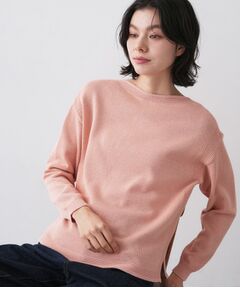 Dessin / デッサン ニット・セーター | 【洗える】ミドルゲージボートネックカラーニット