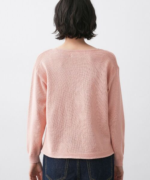 Dessin / デッサン ニット・セーター | 【洗える】ミドルゲージボートネックカラーニット | 詳細15