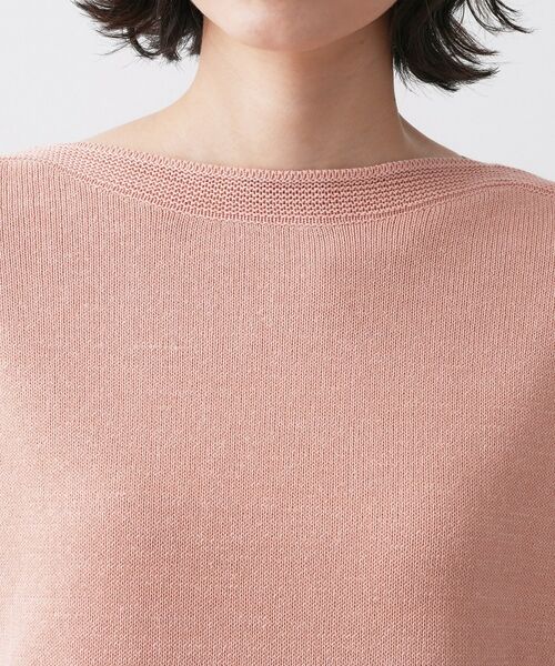 Dessin / デッサン ニット・セーター | 【洗える】ミドルゲージボートネックカラーニット | 詳細16