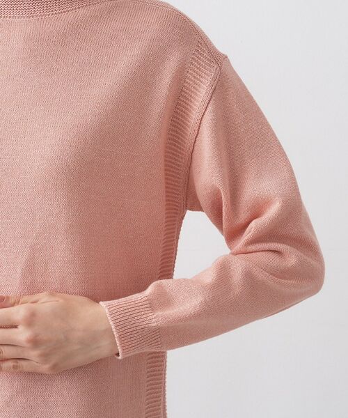 Dessin / デッサン ニット・セーター | 【洗える】ミドルゲージボートネックカラーニット | 詳細17