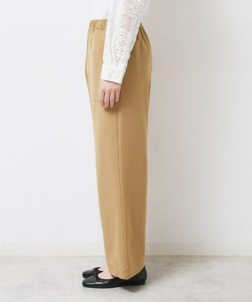 Dessin / デッサン パンツ | 【ウエストゴム/洗える】ツイルセミワイドパンツ | 詳細10
