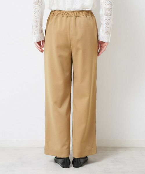 Dessin / デッサン パンツ | 【ウエストゴム/洗える】ツイルセミワイドパンツ | 詳細11