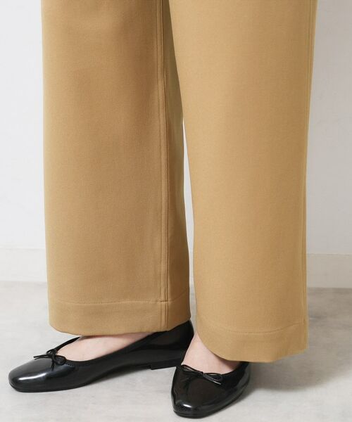 Dessin / デッサン パンツ | 【ウエストゴム/洗える】ツイルセミワイドパンツ | 詳細15