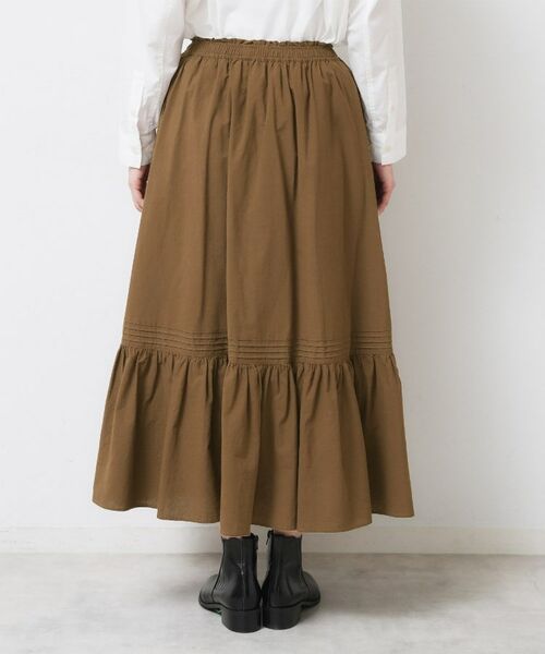 Dessin / デッサン ロング・マキシ丈スカート | 【ウエストゴム/洗える】コットンフレアスカート | 詳細15