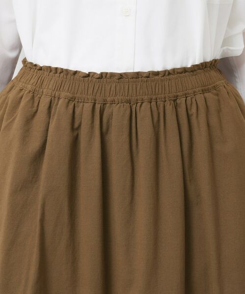 Dessin / デッサン ロング・マキシ丈スカート | 【ウエストゴム/洗える】コットンフレアスカート | 詳細16