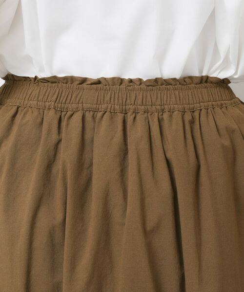 Dessin / デッサン ロング・マキシ丈スカート | 【ウエストゴム/洗える】コットンフレアスカート | 詳細17