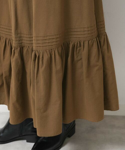 Dessin / デッサン ロング・マキシ丈スカート | 【ウエストゴム/洗える】コットンフレアスカート | 詳細19