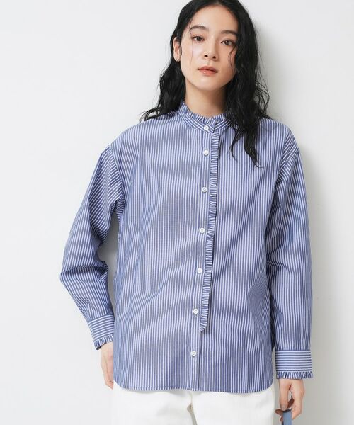 Dessin / デッサン シャツ・ブラウス | 【洗える】フリルネックブラウス | 詳細10