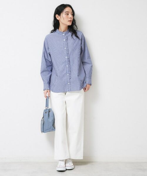 Dessin / デッサン シャツ・ブラウス | 【洗える】フリルネックブラウス | 詳細11