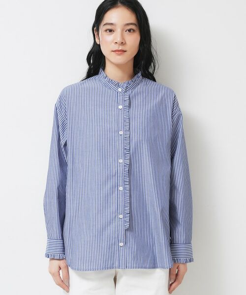 Dessin / デッサン シャツ・ブラウス | 【洗える】フリルネックブラウス | 詳細13