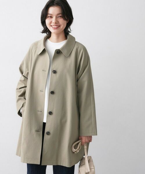 Dessin / デッサン ステンカラーコート | 【花粉ガード/撥水加工/洗える】ステンカラースプリングコート | 詳細1