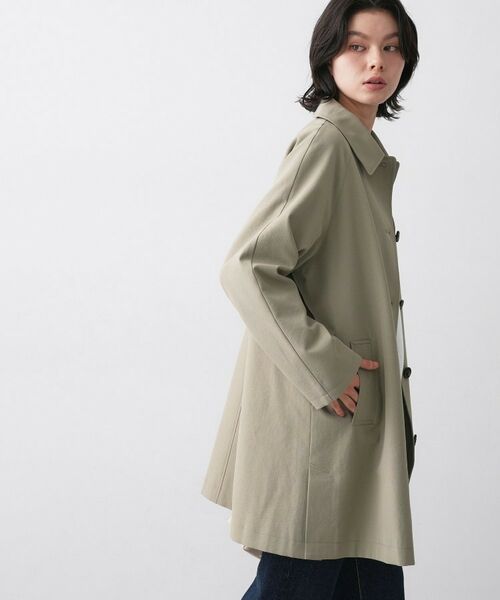 Dessin / デッサン ステンカラーコート | 【花粉ガード/撥水加工/洗える】ステンカラースプリングコート | 詳細2