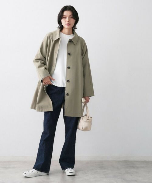 Dessin / デッサン ステンカラーコート | 【花粉ガード/撥水加工/洗える】ステンカラースプリングコート | 詳細3