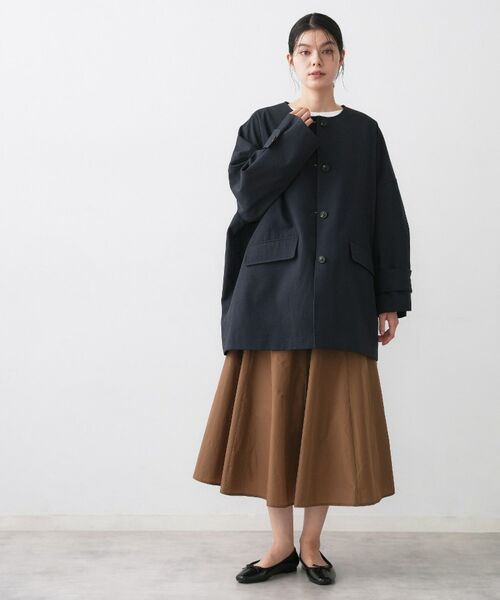 Dessin / デッサン その他アウター | 【花粉ガード/撥水加工/洗える】クルーネックスプリングコート | 詳細11