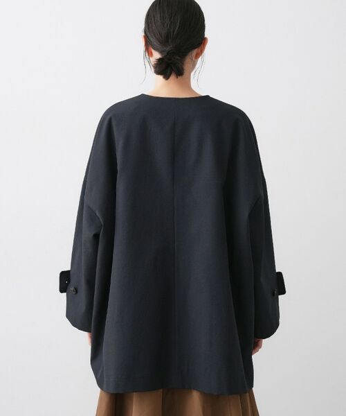 Dessin / デッサン その他アウター | 【花粉ガード/撥水加工/洗える】クルーネックスプリングコート | 詳細15