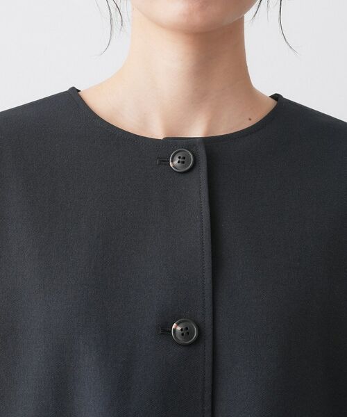 Dessin / デッサン その他アウター | 【花粉ガード/撥水加工/洗える】クルーネックスプリングコート | 詳細16