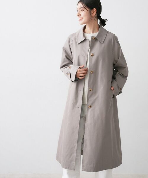 Dessin / デッサン ステンカラーコート | シャンブレースプリングコート（チャコールグレー(013)）
