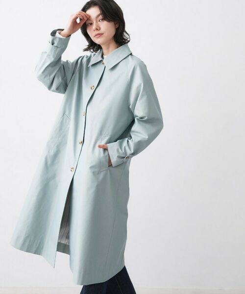 Dessin / デッサン ステンカラーコート | シャンブレースプリングコート（ミントグリーン(021)）