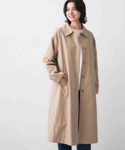 Dessin / デッサン ステンカラーコート | シャンブレースプリングコート（キャメルブラウン(041)）