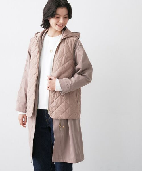 Dessin / デッサン その他アウター | 【4WAY/洗える】ベスト付き中綿キルトコート | 詳細10