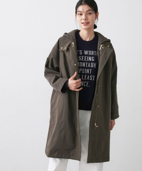 Dessin / デッサン その他アウター | 【4WAY/洗える】ベスト付き中綿キルトコート（チャコールグレー(014)）