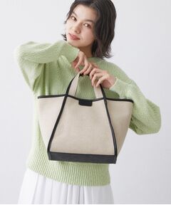 Dessin / デッサン トートバッグ | 【コットンリネン】 パイピングバッグ