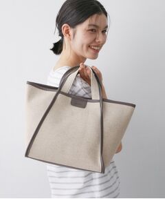 Dessin / デッサン トートバッグ | 【コットンリネン】 パイピングバッグ