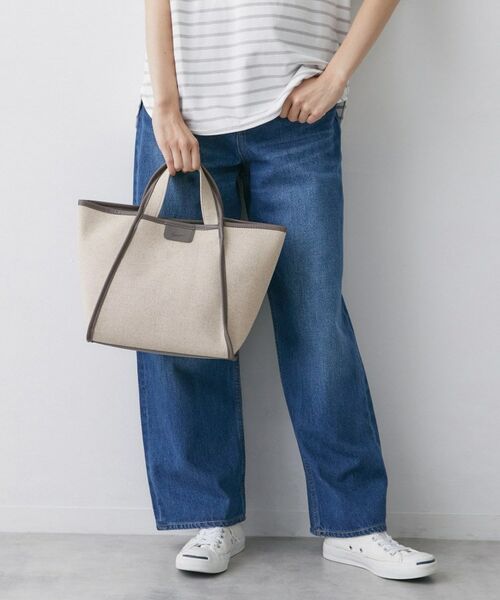 Dessin / デッサン トートバッグ | 【コットンリネン】 パイピングバッグ | 詳細1