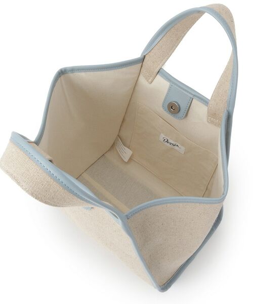 Dessin / デッサン トートバッグ | 【コットンリネン】 パイピングバッグ | 詳細13