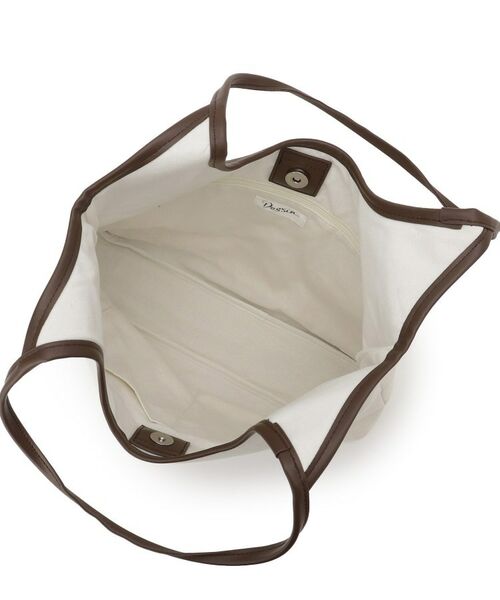 Dessin / デッサン トートバッグ | 【軽量】ロゴプリントデニム×帆布トートバッグ | 詳細11