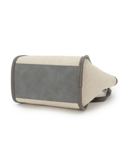Dessin / デッサン ショルダーバッグ | 【軽量/2WAY】パイピングコットンリネンミニバッグ | 詳細12