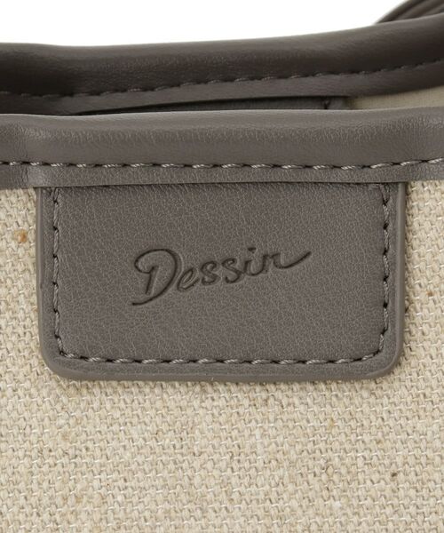 Dessin / デッサン ショルダーバッグ | 【軽量/2WAY】パイピングコットンリネンミニバッグ | 詳細18