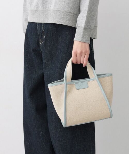 Dessin / デッサン ショルダーバッグ | 【軽量/2WAY】パイピングコットンリネンミニバッグ | 詳細3