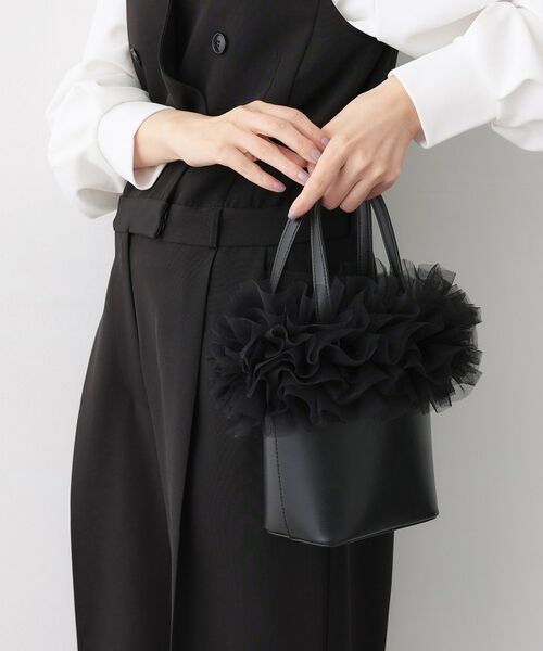 Dessin / デッサン トートバッグ | 【軽量】チュールトートバッグ（ブラック(019)）