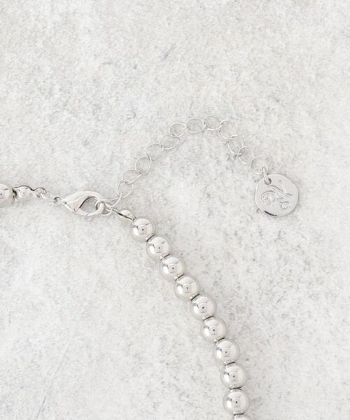 Dessin / デッサン ネックレス・ペンダント・チョーカー | シルバービーズショートネックレス | 詳細3