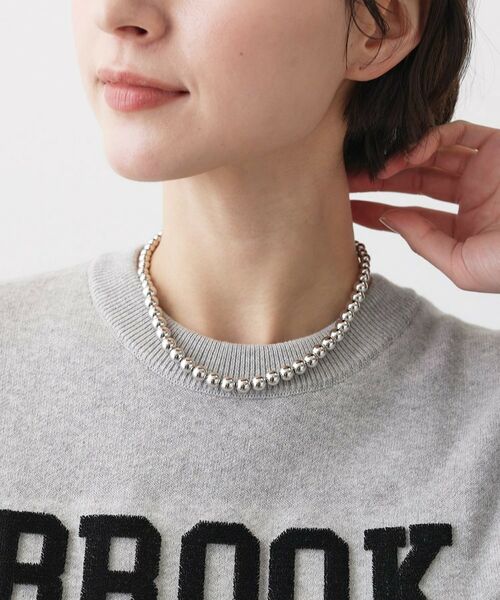Dessin / デッサン ネックレス・ペンダント・チョーカー | シルバービーズショートネックレス | 詳細4