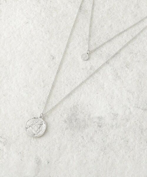 Dessin / デッサン ネックレス・ペンダント・チョーカー | 【追加】2連コインネックレス（シルバー(006)）