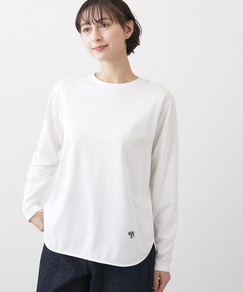 Dessin / デッサン カットソー | シャツテールロングTシャツ | 詳細1