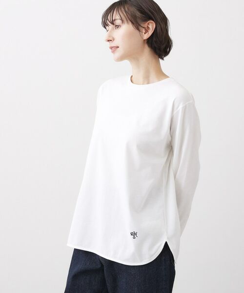 Dessin / デッサン カットソー | シャツテールロングTシャツ | 詳細2