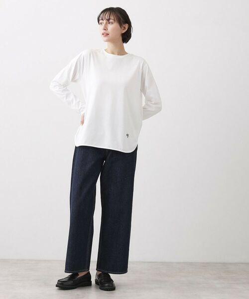 Dessin / デッサン カットソー | シャツテールロングTシャツ | 詳細3