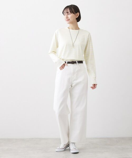 Dessin / デッサン カットソー | シャツテールロングTシャツ | 詳細7