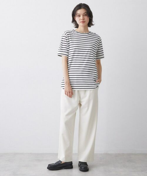 Dessin / デッサン カットソー | 【洗える】半袖シャツテールカットソー | 詳細10