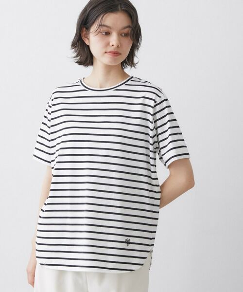 Dessin / デッサン カットソー | 【洗える】半袖シャツテールカットソー | 詳細9