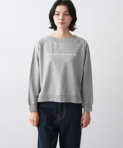 Dessin / デッサン カットソー | 【洗える】ラグラン切り替えミニロゴカットソー | 詳細13