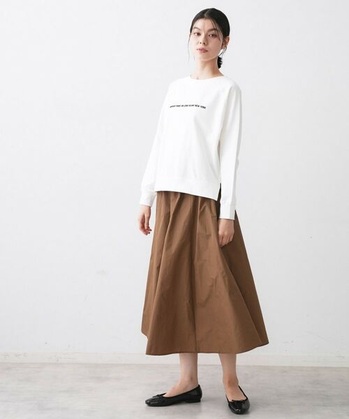 Dessin / デッサン カットソー | 【洗える】ラグラン切り替えミニロゴカットソー | 詳細3