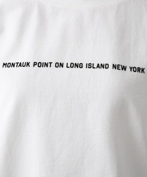 Dessin / デッサン カットソー | 【洗える】ラグラン切り替えミニロゴカットソー | 詳細4